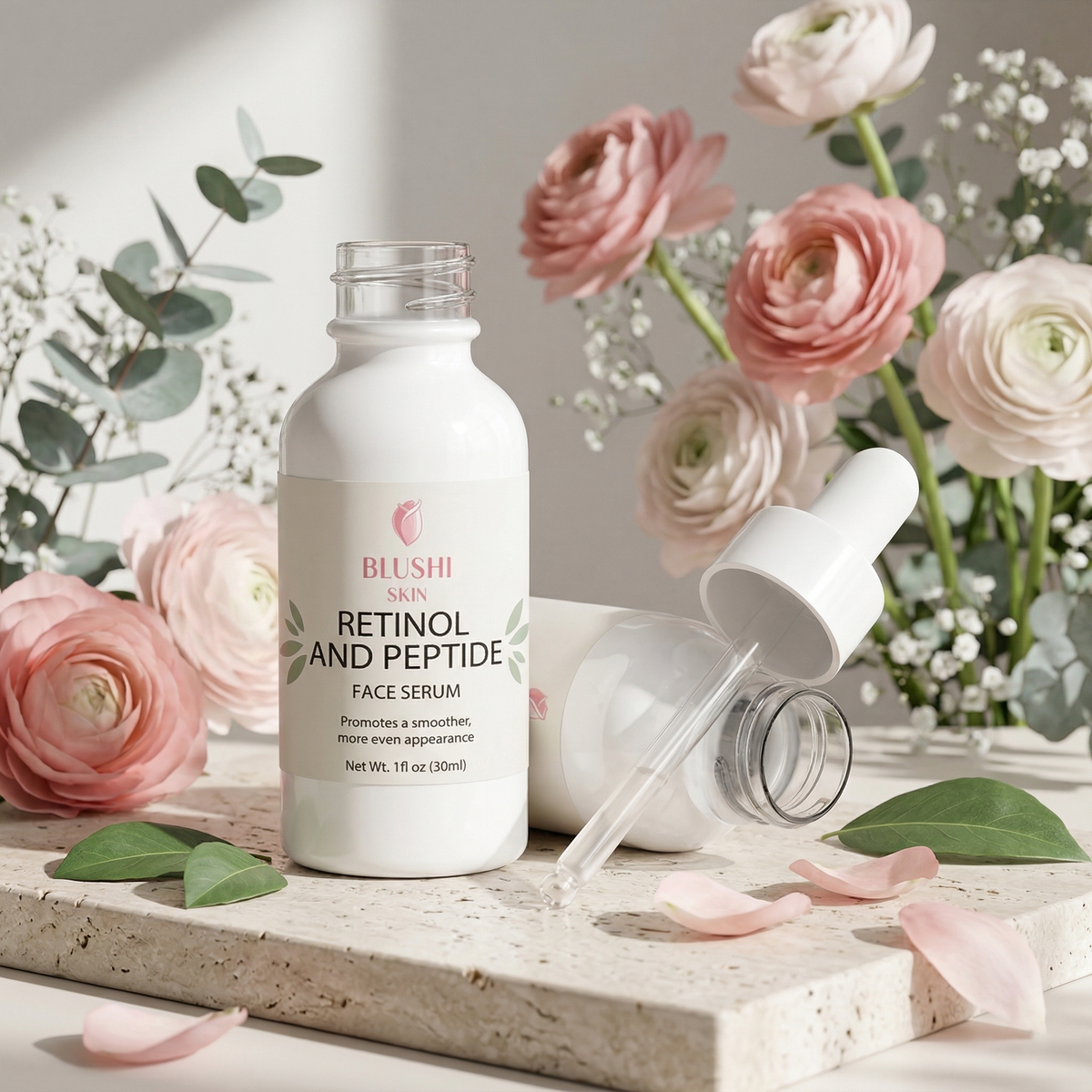 A Midnight Symphony of Renewal: Awaken to Our Retinol and Peptide Face Serum