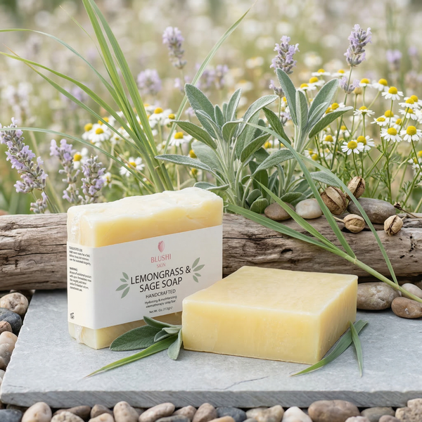 A Harmonious Awakening: Revitalize Your Spirit with Our Lemongrass & Sage Soap